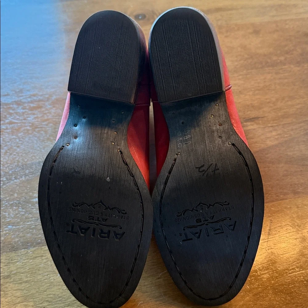 Ariat Red  Leather Boots - Picture 5 of 10